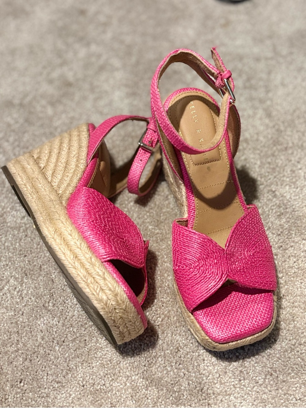 Kelly & Katie Wesley Espradrille Wedge Sandal Sz 6.5